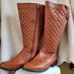 Brown knee high boots US size 10